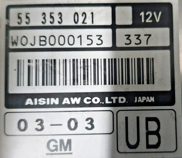 Getriebe Steuergerät OPEL Signum  55353021 WOJB000153 GEPRÜFT
