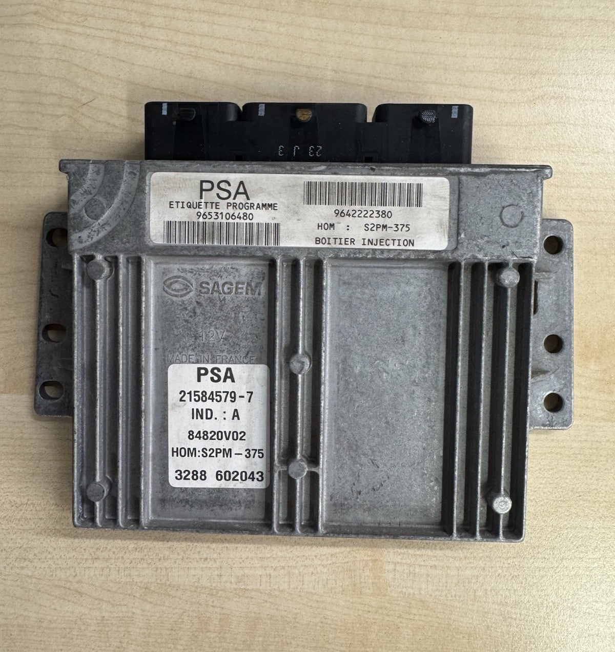 Plug&Play ENTSPERRT Motorsteuergerät Citroen 1.4 9653106480 9642222380