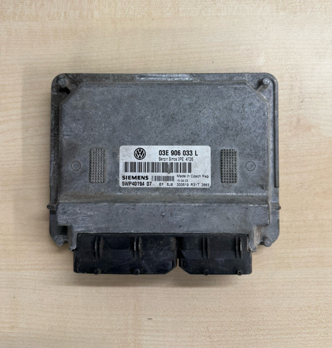 Plug&Play ENTSPERRT VW Motorsteuergerät ECU 03E906033L 5WP40194 Simos 3PE