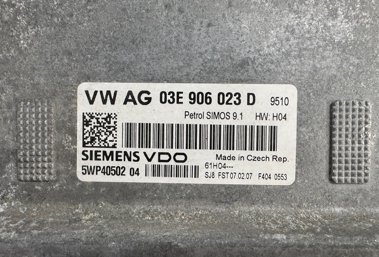 Plug&Play ENTSPERRT Seat Motorsteuergerät ECU 03E906023D 5WP40502