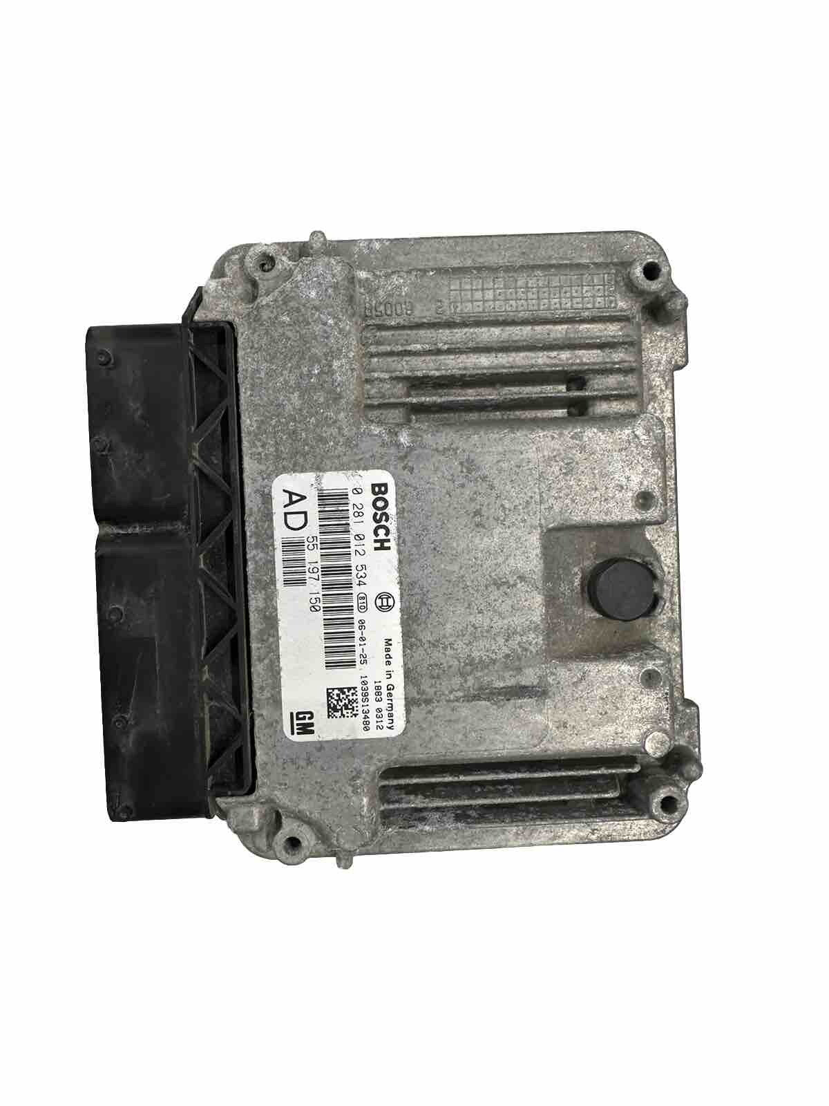Plug&Play ENTSPERRT Motorsteuergerät Opel Z19DTH 55197150 Bosch 0281012534