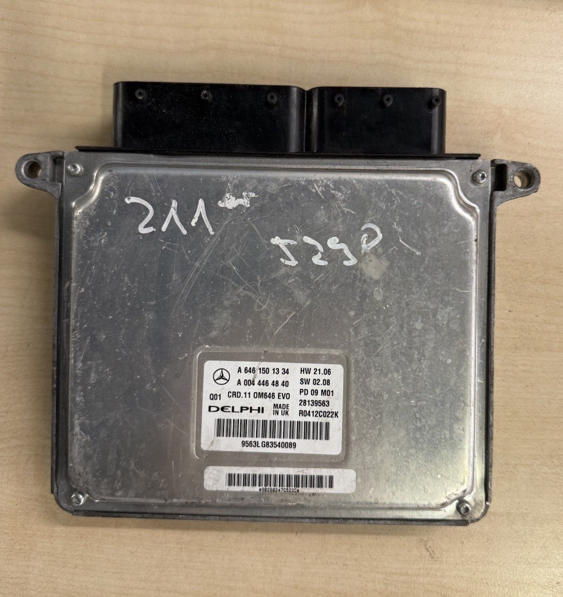 Plug&Play INK PROGRAMMIERUNG W211 E 200 ECU MS A6461501334 A0044464840