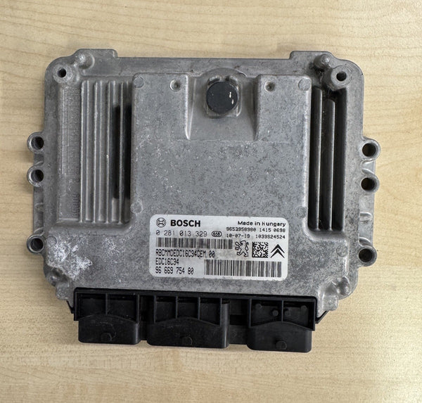 Plug&Play ENTSPERRT Peugeot ECU Motorsteuergerät 0281013329 9666975480