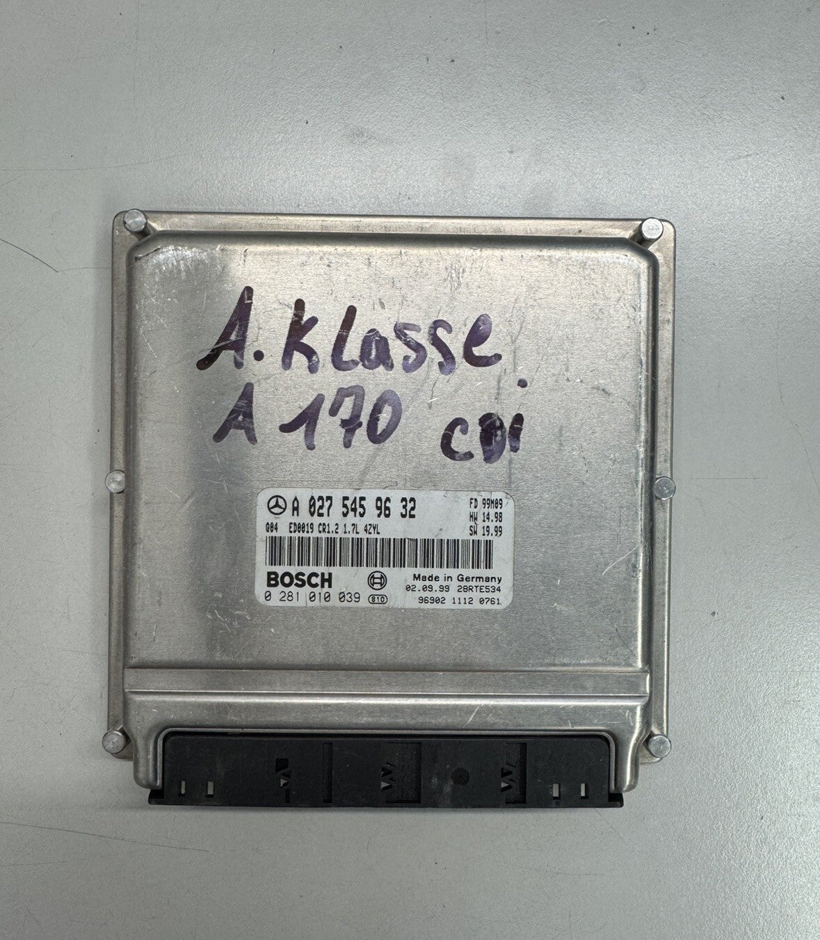 Plug&Play INK Programmierung Mercedes Motorsteuergerä A0275459632 0281010039