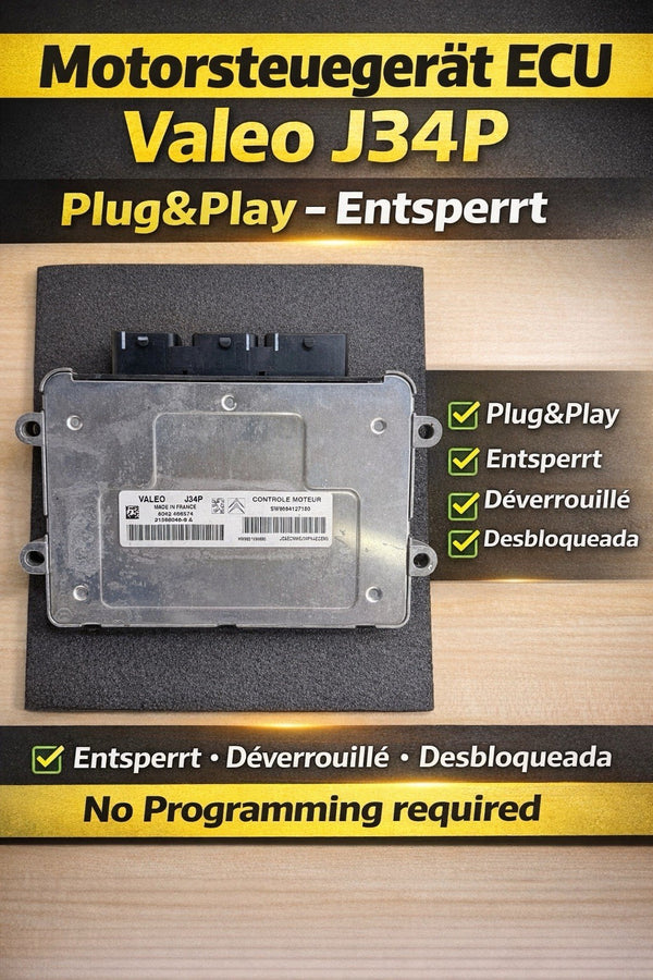 Plug&Play ENTSPERRT  Citroen 1.4 Motorsteuergerät 9651696680 SW9664127180