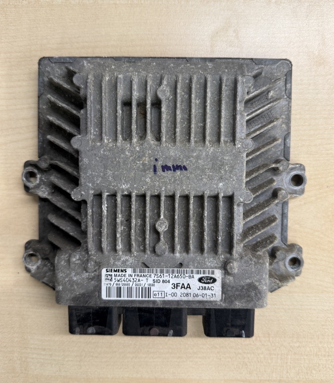 Plug&Play ENTSPERRT FORD 1.4 TDCI ECU MS 7S61-12A650-BA 5WS40432A-T