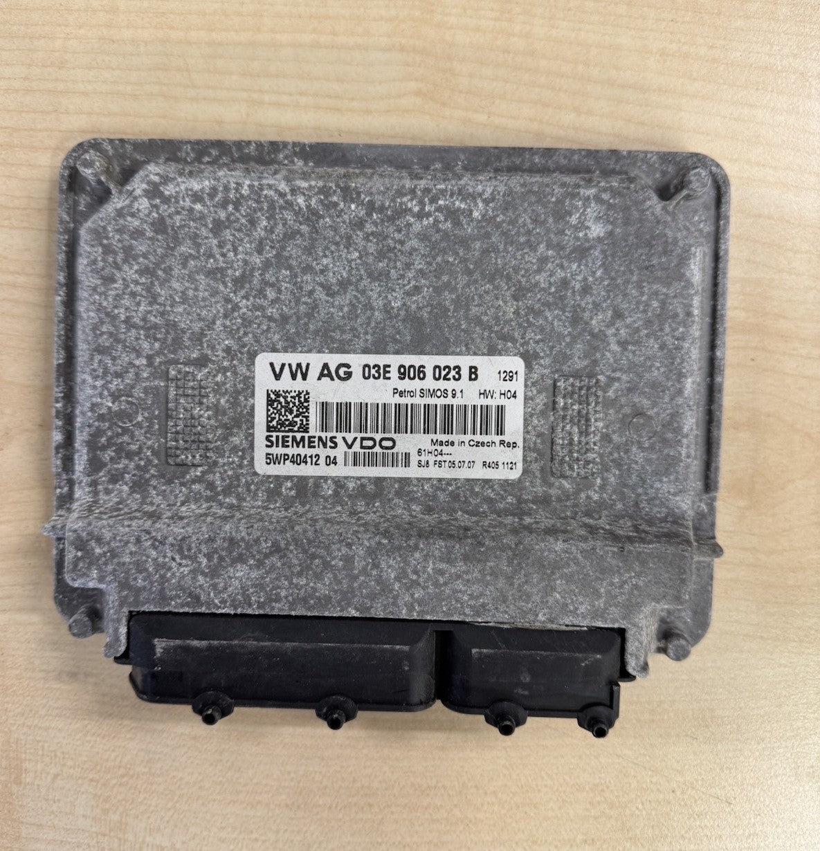 Plug&Play ENTSPERRT VW Polo Steuergerät ECU 03E906023B 5WP40412