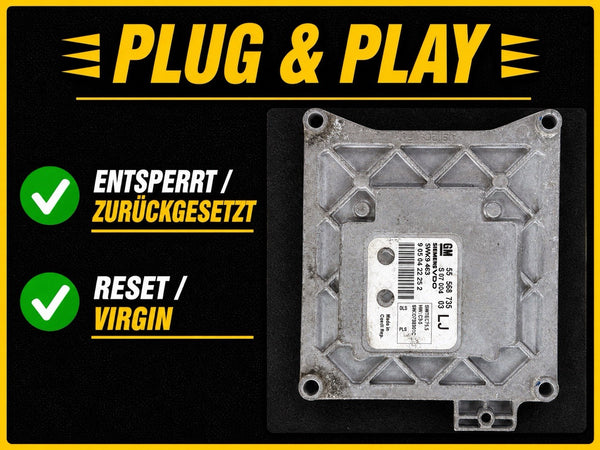 Geprüft Entsperrt Opel Astra H Zafira ECU MS 1,6l 55568735 5WK9463