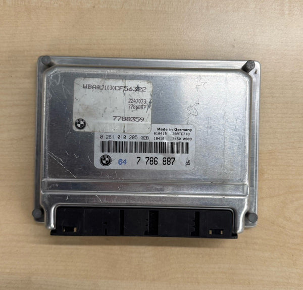 Geprüft ECU Motorsteuergerät BMW E39 520d M47D20O0 7786887 0281010205