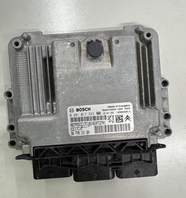 Plug&Play ENTSPERRT Peugeot 1.6 HDI ECU Steuergerät 0281017333 9677013180