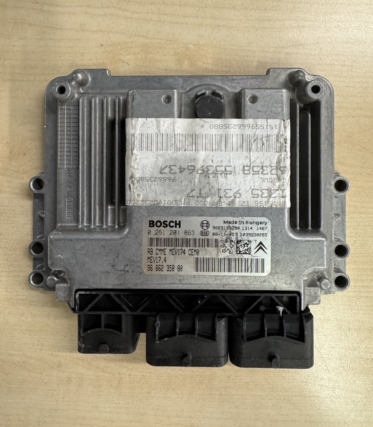 Plug&Play ENTSPERRT Peugeot Citroen 1.6 Steuergerät 0261201863 9666235880