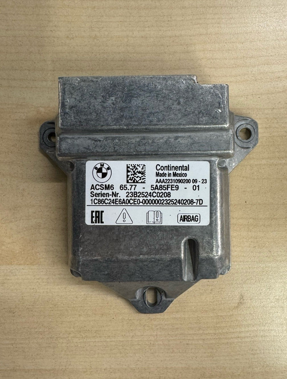 BMW G05 G06 G07 G60 G70 5A85FE9 Airbag Steuergeräte Airbag Control Unit