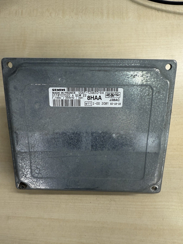 GEPRÜFT Ford Fiesta Motorsteuergerät ECU SIM22 4S6112A650DA S118107020A