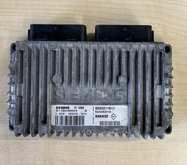 Geprüft RENAULT LAGUNA TCU Getriebesteuergerät 8200211611 S118038004A