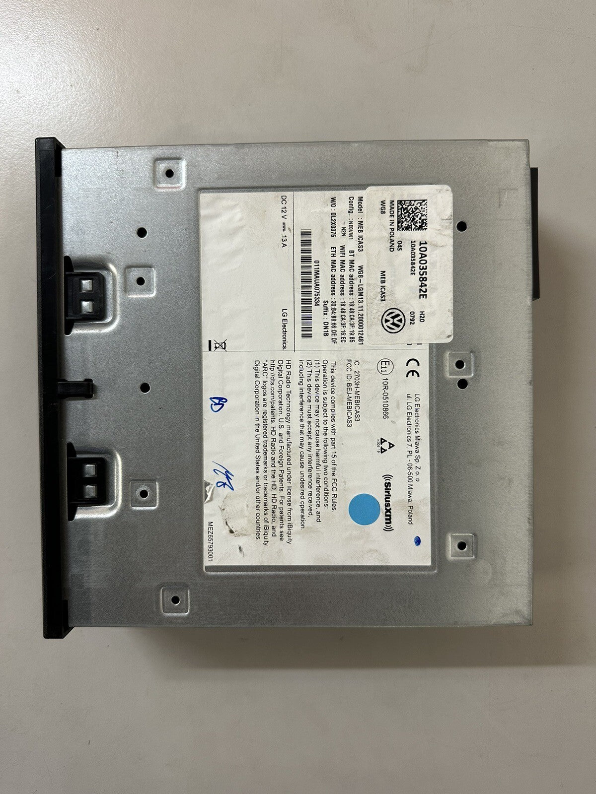 VW ID.4 Informationselektronik Steuergerät ICAS3 WG8 10A035842E , 10A035842 E