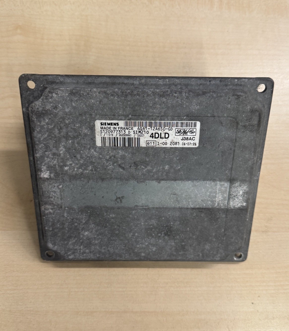 Geprüft Ford Fiesta ECU Motorsteuergerät 1.4 16V 6S6112A650GD S120977313D