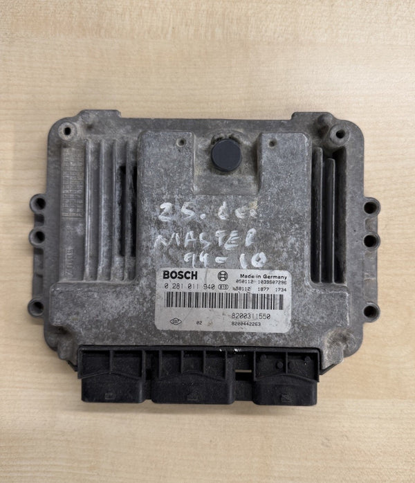 Plug&Play ENTSPERRT Renault Master 2.5 DCI ECU MS 0281011940 8200211550