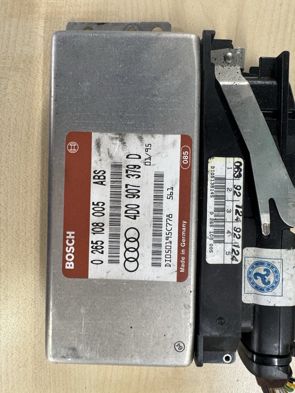 Geprüft Audi A6 A4 ABS Steuergerät 4D0907379D 0265108005 Mit Stecker