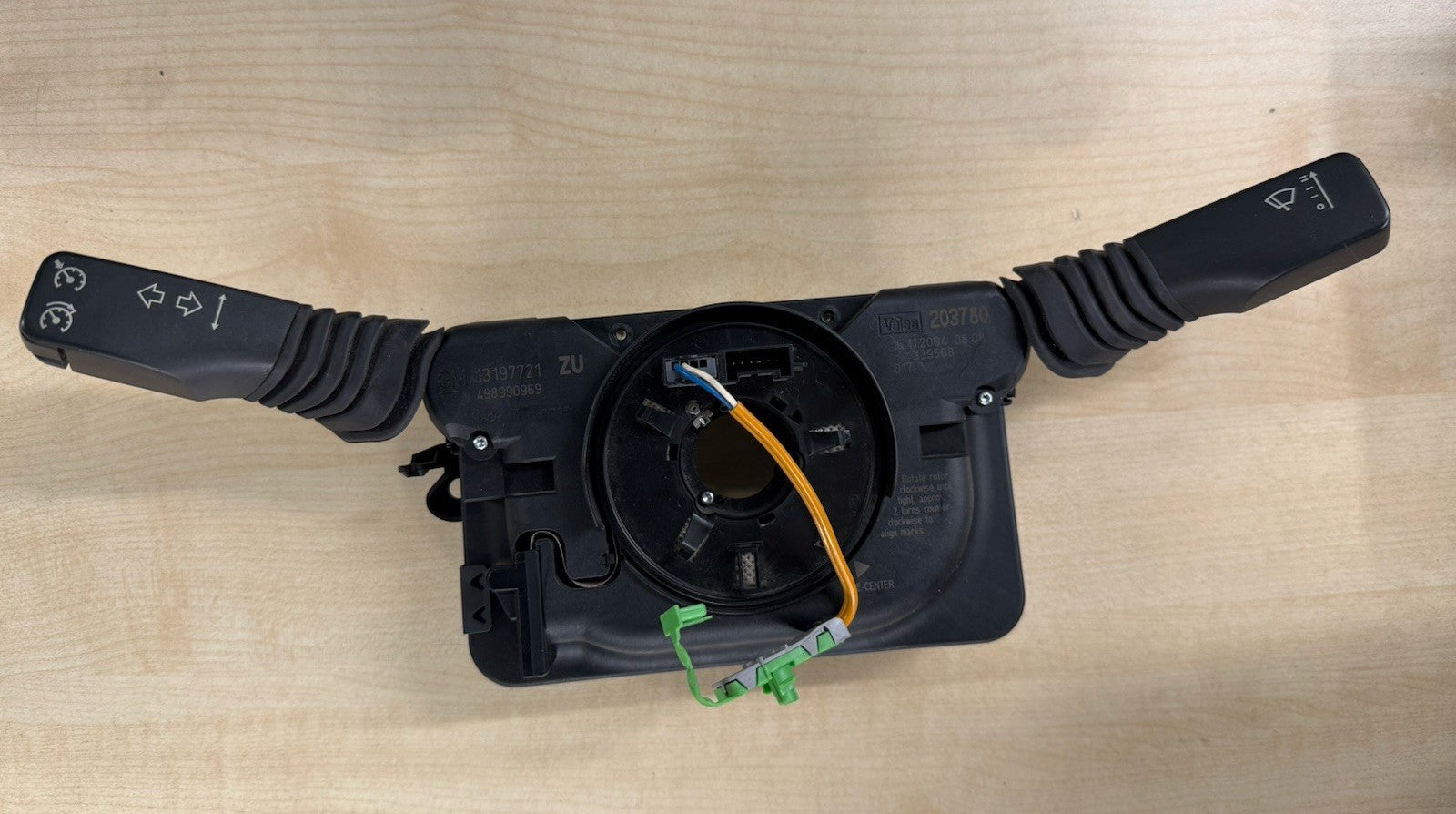 Reset Virgin Zurückgesetzt 13197721 Opel Astra Zafira CIM Lenkstockschalter