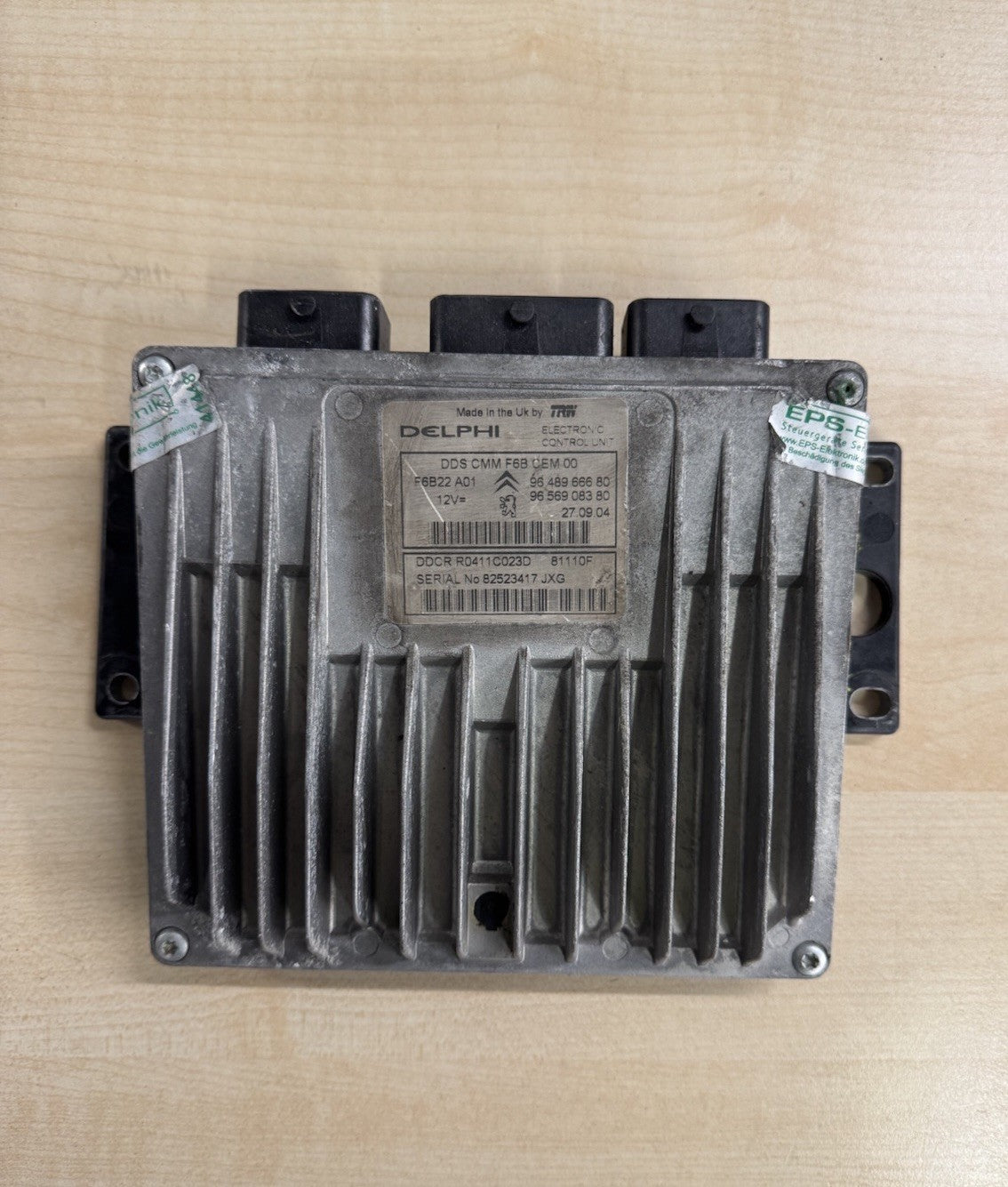 Peugeot Citroen 1.4 HDI ECU Steuergerät 9648966680  9656908380
