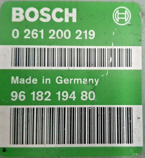 Motorsteuergerät Citroen XM Y3 2.0i Turbo 141PS RGY 9618219480 Bosch 0261200219