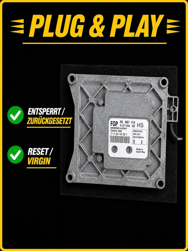 Entheiratet Reset Motor ECU Opel Astra Zafira 1.6 55567114 5WK9460