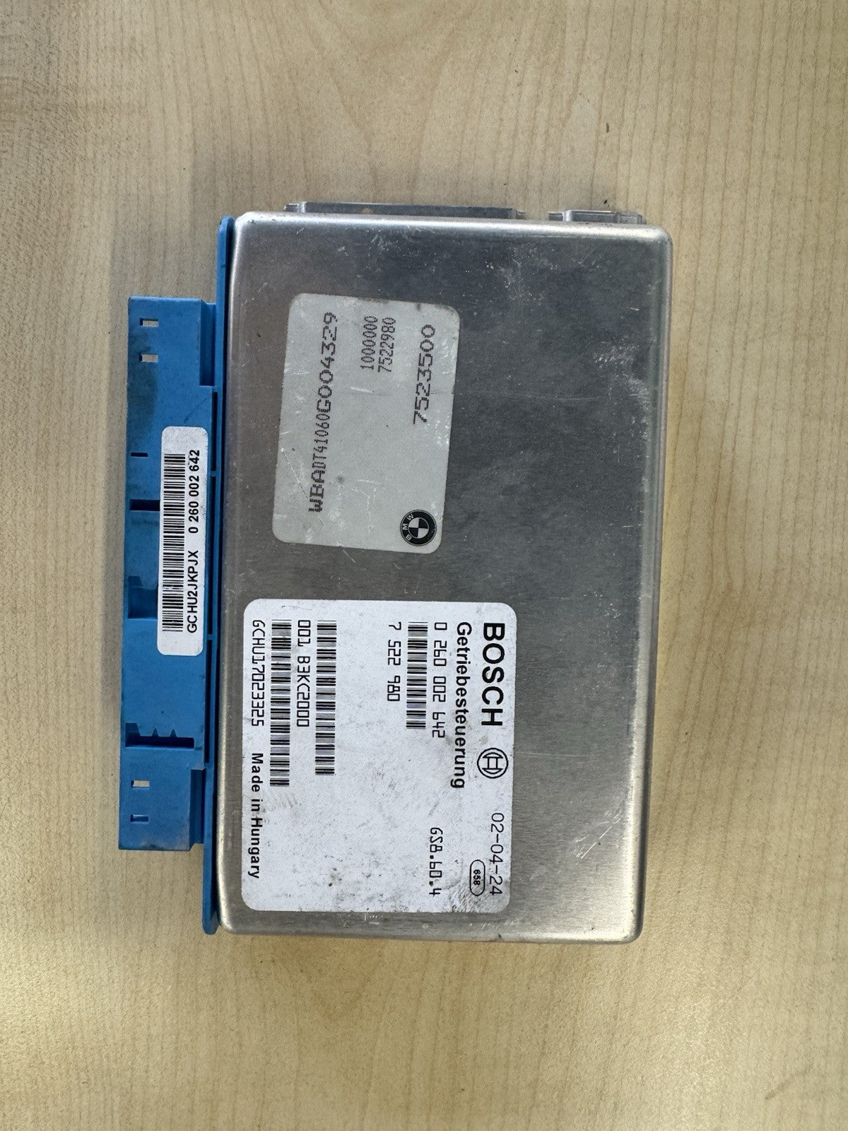 Geprüft BMW 3 , 5 , Getriebesteuergerät TCU 0260002642 7523500