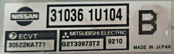Getriebesteuergerät Nissan MICRA 2 K11 92-98 310361U102 1.0 16V 40 KW 54 PS