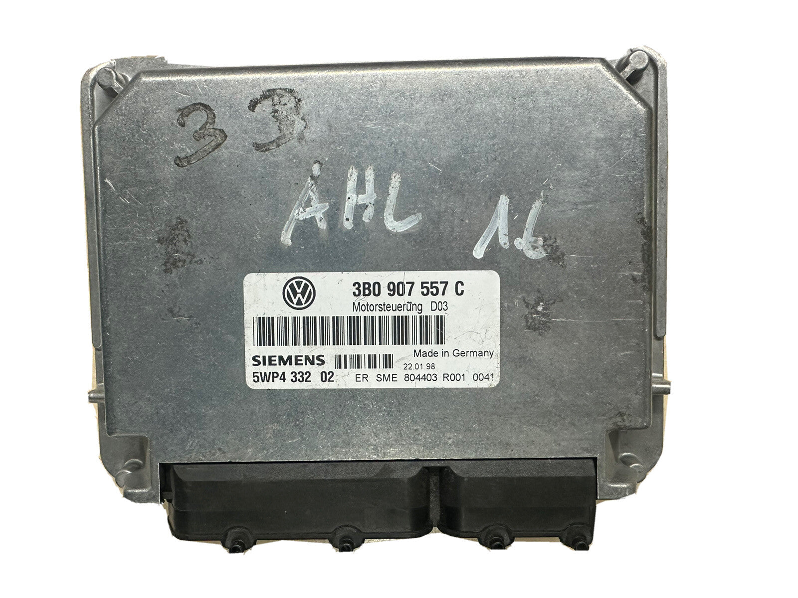 PLUG&PLAY ENTSPERRT VW Passat 5WP4 332 Motorsteuergerät 3B0907557C 1,6l AHL