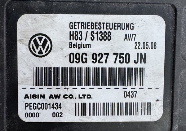 VW Polo 9N 1.4 16V Getriebesteuergerät TCU H83 09G927750JN 09G927750 JN
