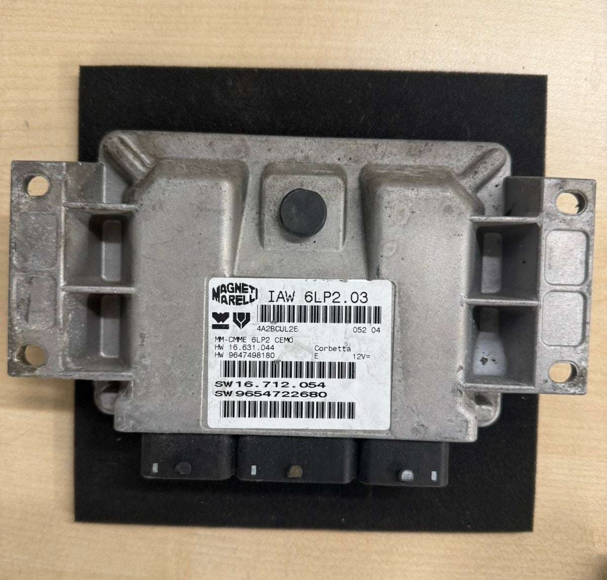 Plug&Play ENTSPERRT PEUGEOT CITROEN ECU MS IAW6LP2.03 9654722680 9647498180
