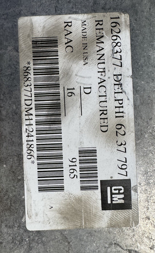 Opel Astra G 1.6 X16SZR Motorsteuergerät ECU GM 16268377 6237797