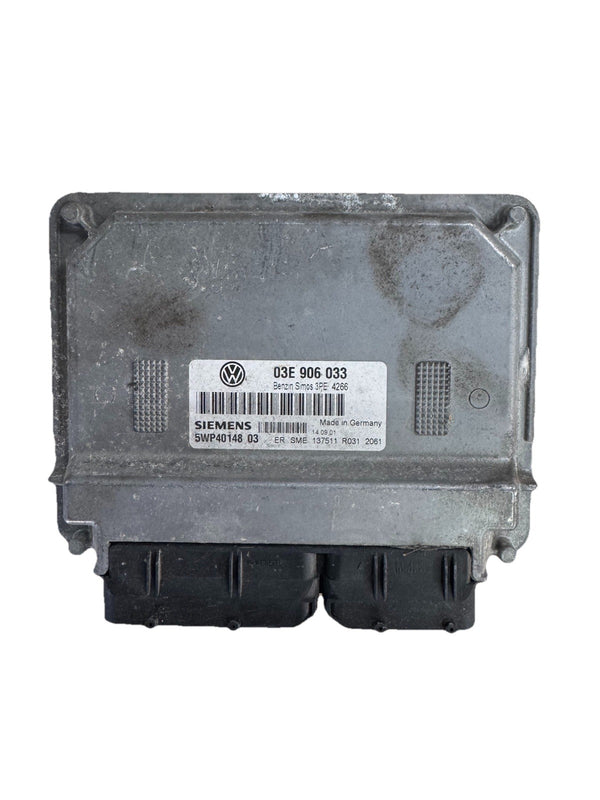 Plug&Play ENTSPERRT VW Polo ECU Steuergerät 03E906033 Siemens 5WP40148