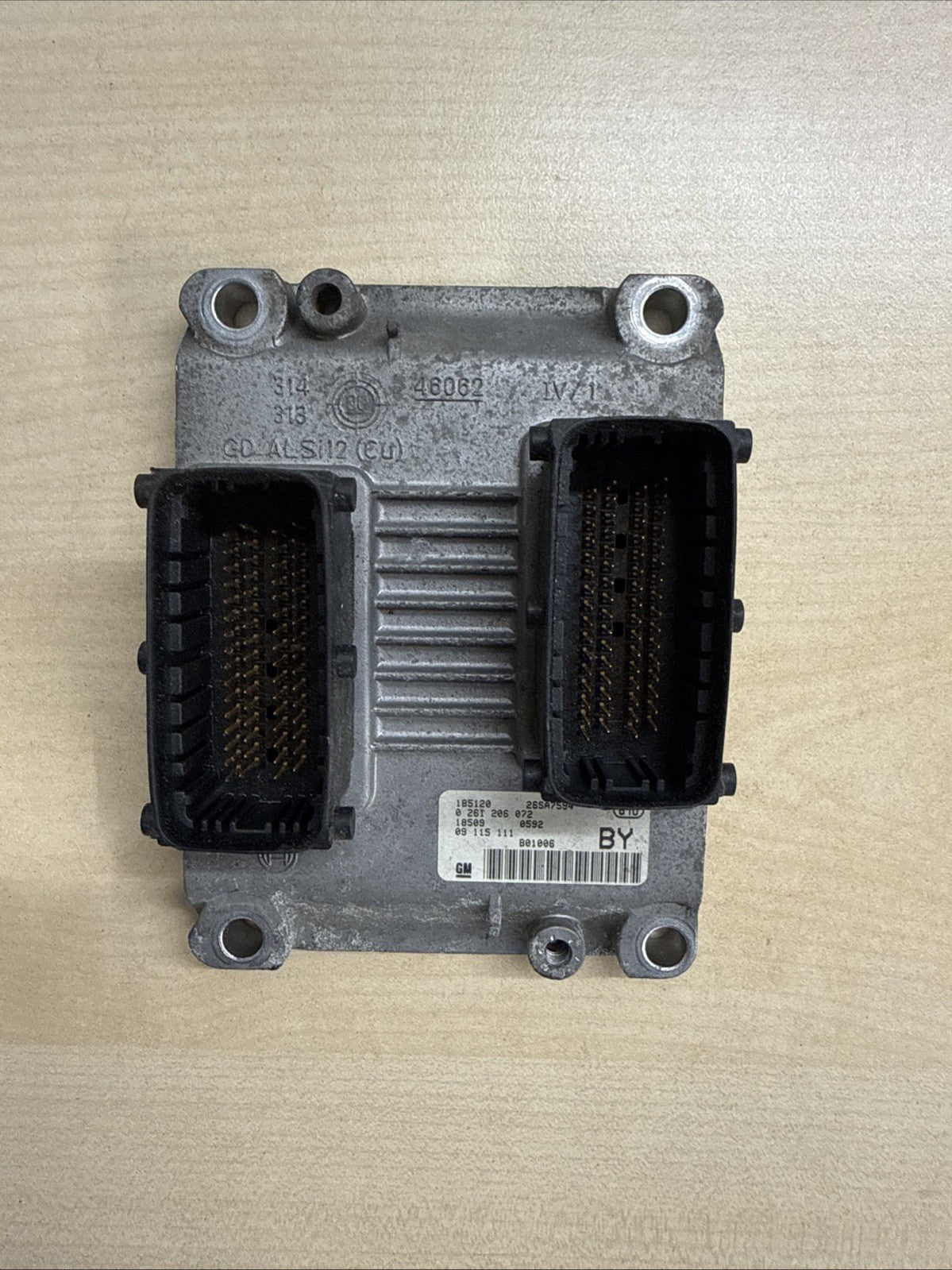 Zurückgesetzt Reset Entheiratet Opel Corsa ECU MS 0261206072  09115111