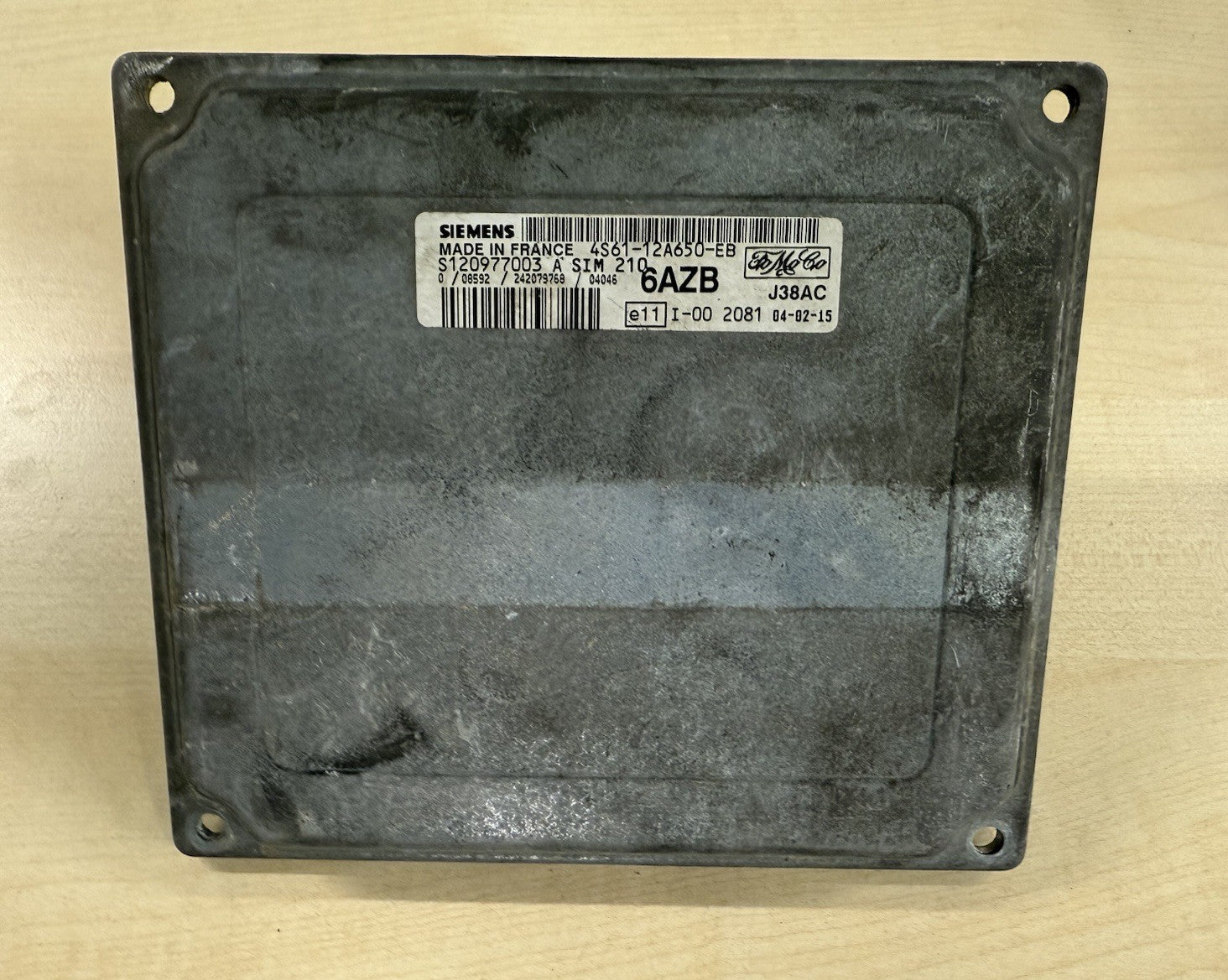GEPRÜFT FORD FUSION 1.4 16V Steuergerät ECU S120977003A 4S61-12A650-EB