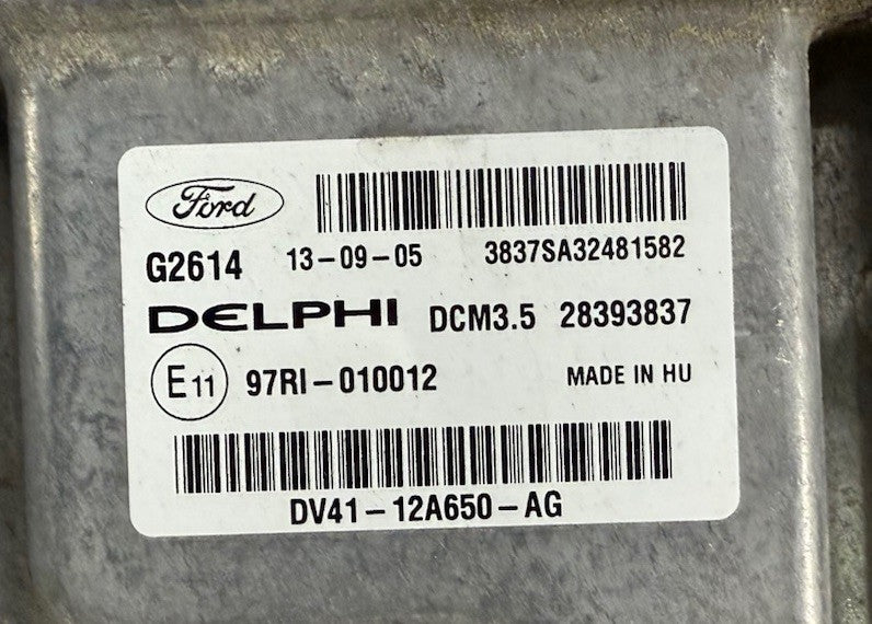 Plug&Play Ink PROGRAMMIERUNG Ford Kuga ECU MS DV41-12A650-AG 28393837