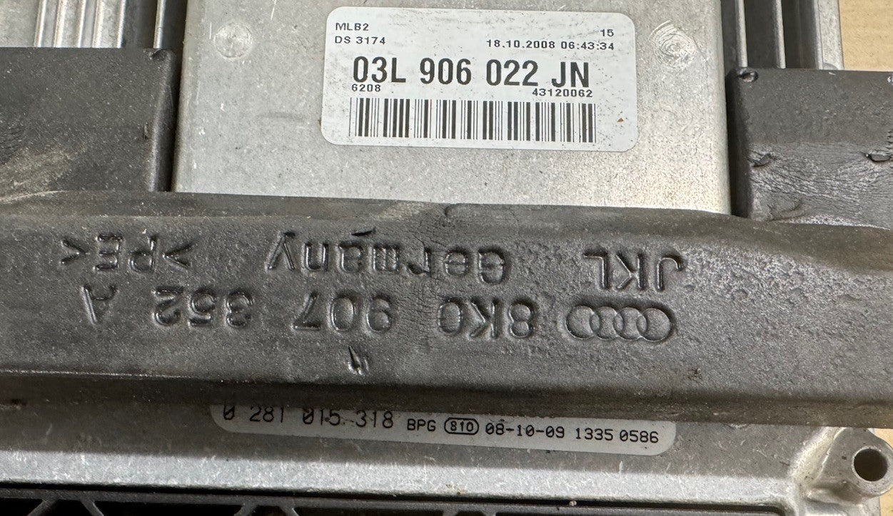 Plug&Play INK Programmierung Audi 2.0 TDI 03L906022JN 0281015318 EDC17CP14