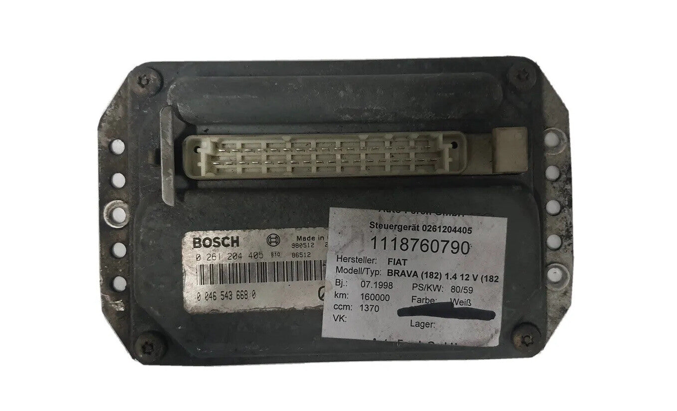 Plug&Play ENTSPERRT FIAT BRAVA 182 1.4 12V ECU MS 0261204405 00465436680