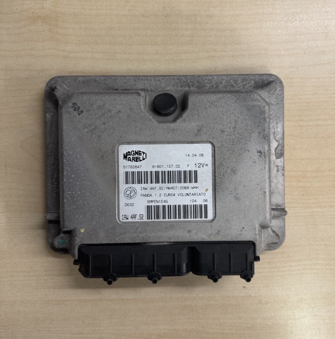 Plug&Play ENTSPERRT Fiat Panda 1.2 ECU MS 51782647 6160112702 IAW4AF.S2