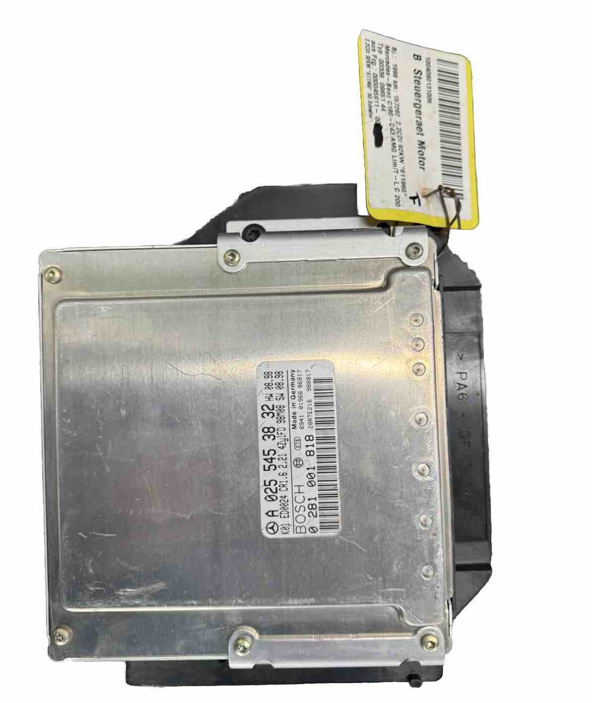(Plug&Play ,Ink Dateien Übernahme) Motorsteuergerät A0255453832 Bosch 0281001818
