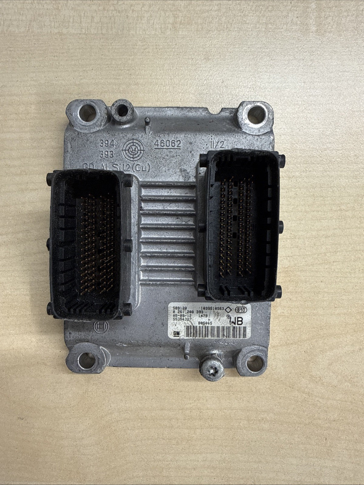 Zurückgesetzt Entheiratet Reset Opel Agila ECU MS 0261208393 55354327