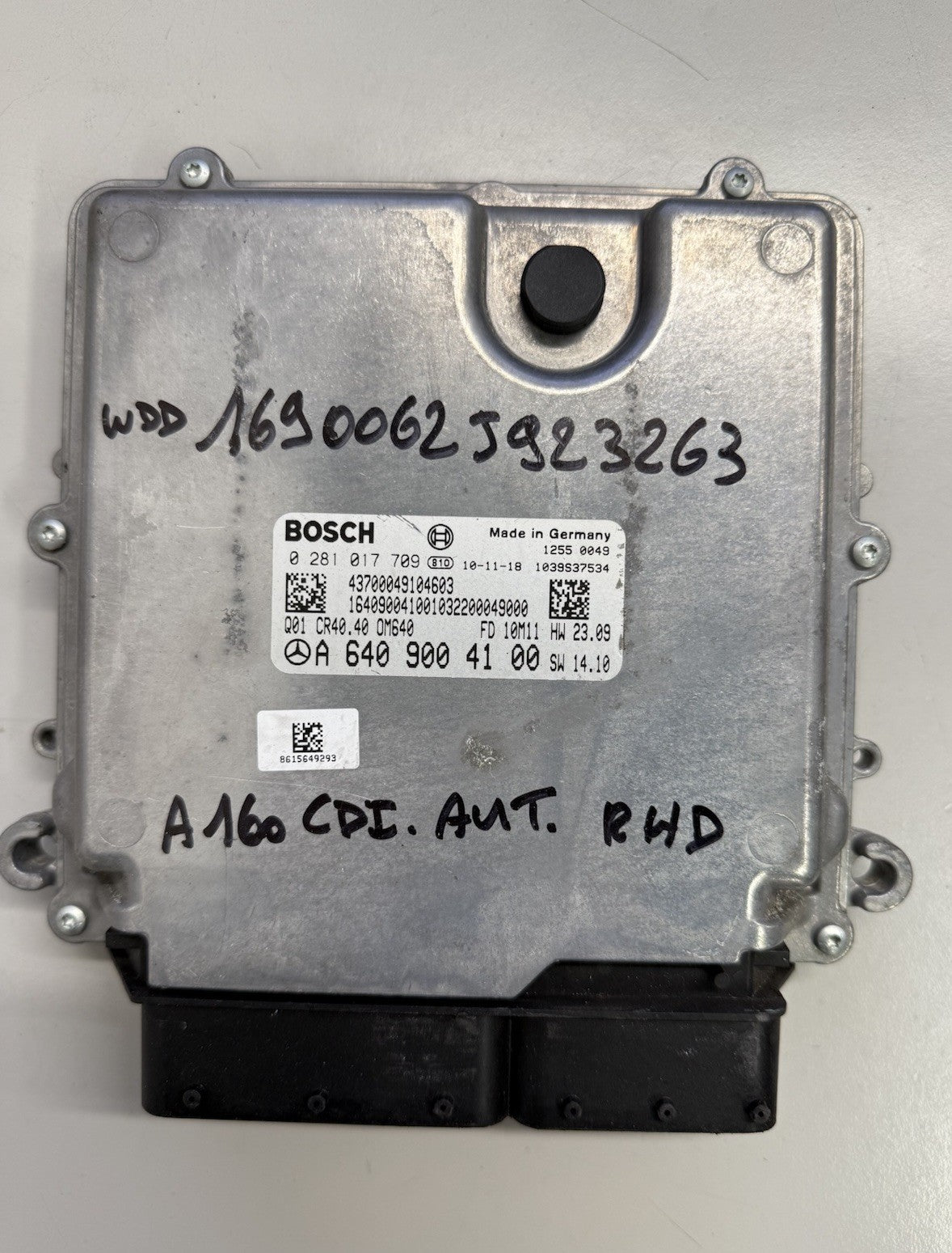 Plug&Play INK Programmierung MB A160 CDI ECU MS 0281017709 A6409004100