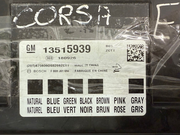 Plug&Play Entsperrt Opel Corsa E Komfortsteuergerät 13515939
