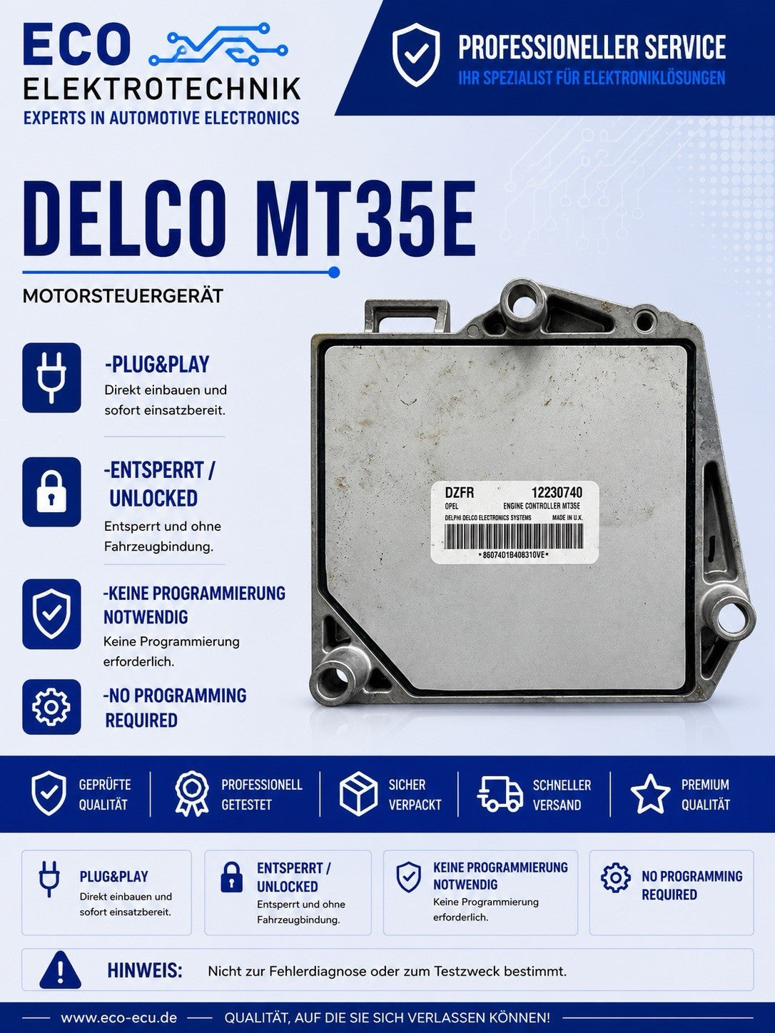 Plug&Play INK DATENKOPIE ASTRA H ZAFIRA B  Z16XEP ECU MS 12230740 DZFR