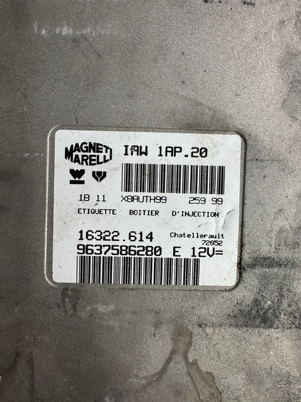 Citroën 1.8 ECU Motorsteuergerät 9637586280 IAW1AP. 20