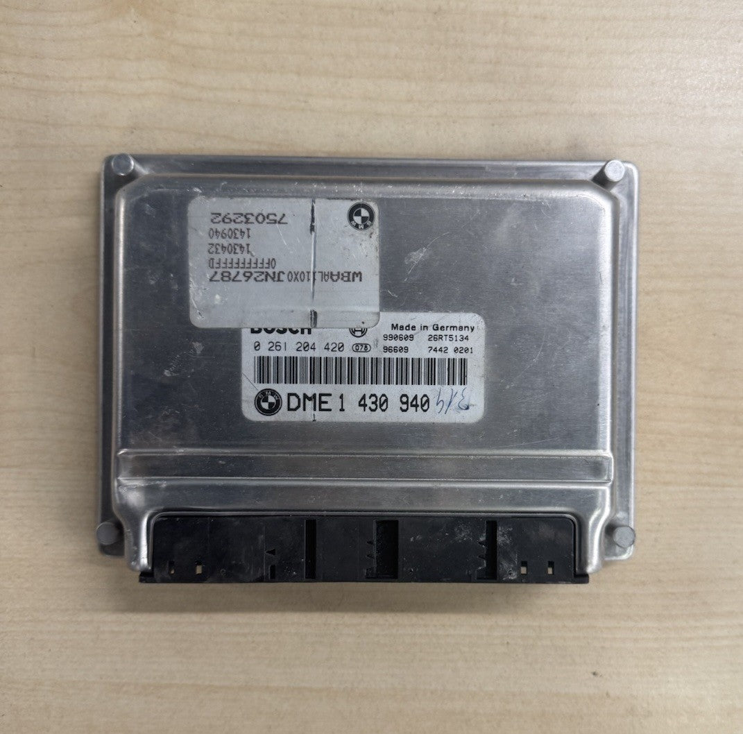 Geprüft BMW 3er Z3 ECU Motorsteuergerät DME 1430940 0261204420