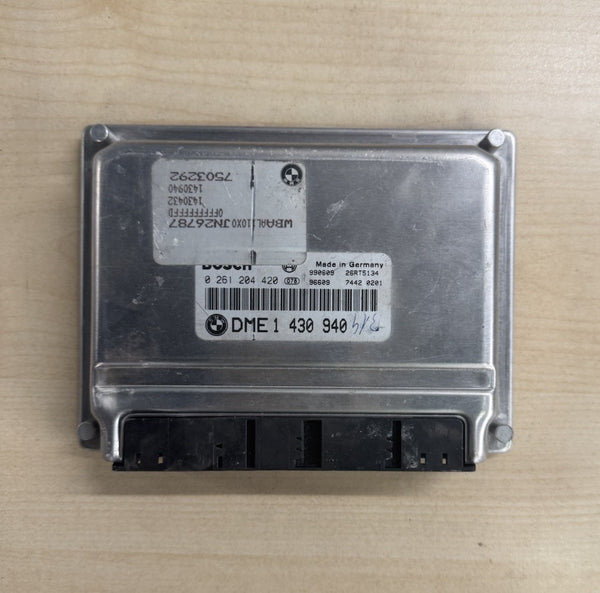 Geprüft BMW 3er Z3 ECU Motorsteuergerät DME 1430940 0261204420