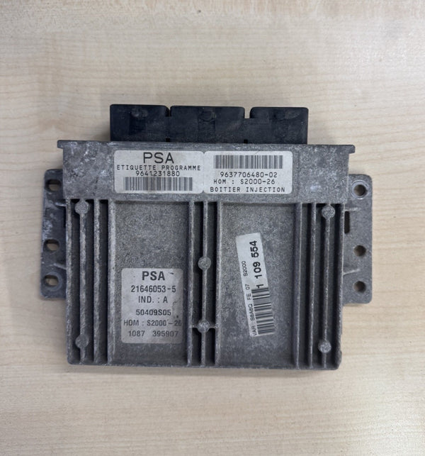 Plug&Play ENTSPERRT ECU Motorsteuergerät 9641231880 9637706480 21646053-5