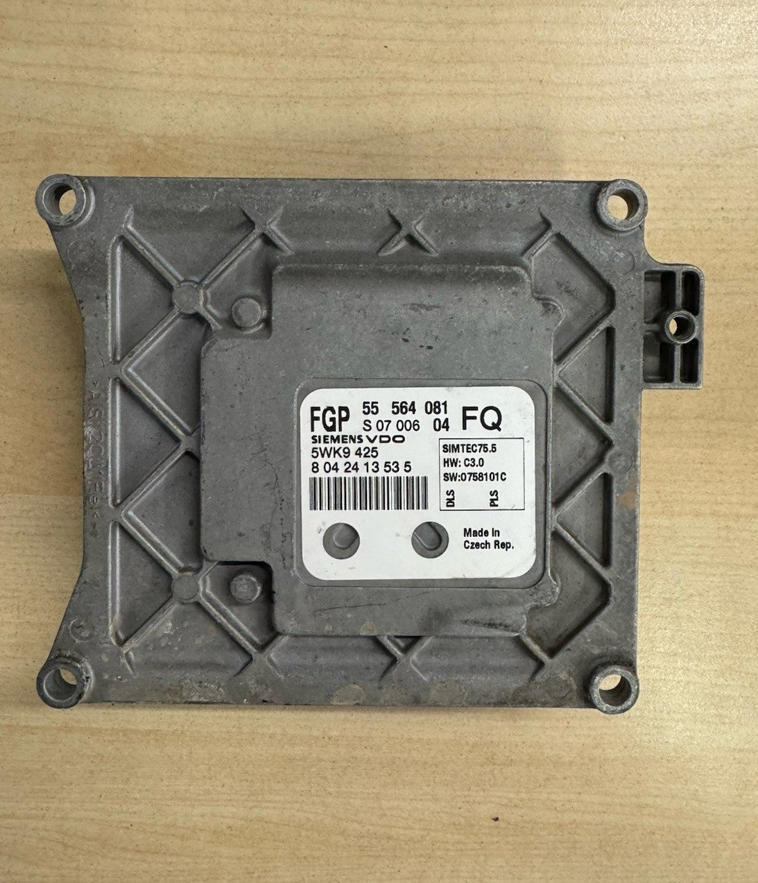 Zurückgesetzt Entheiratet Reset Opel Astra H 1,8 ECU MS 5556408 5WK9425