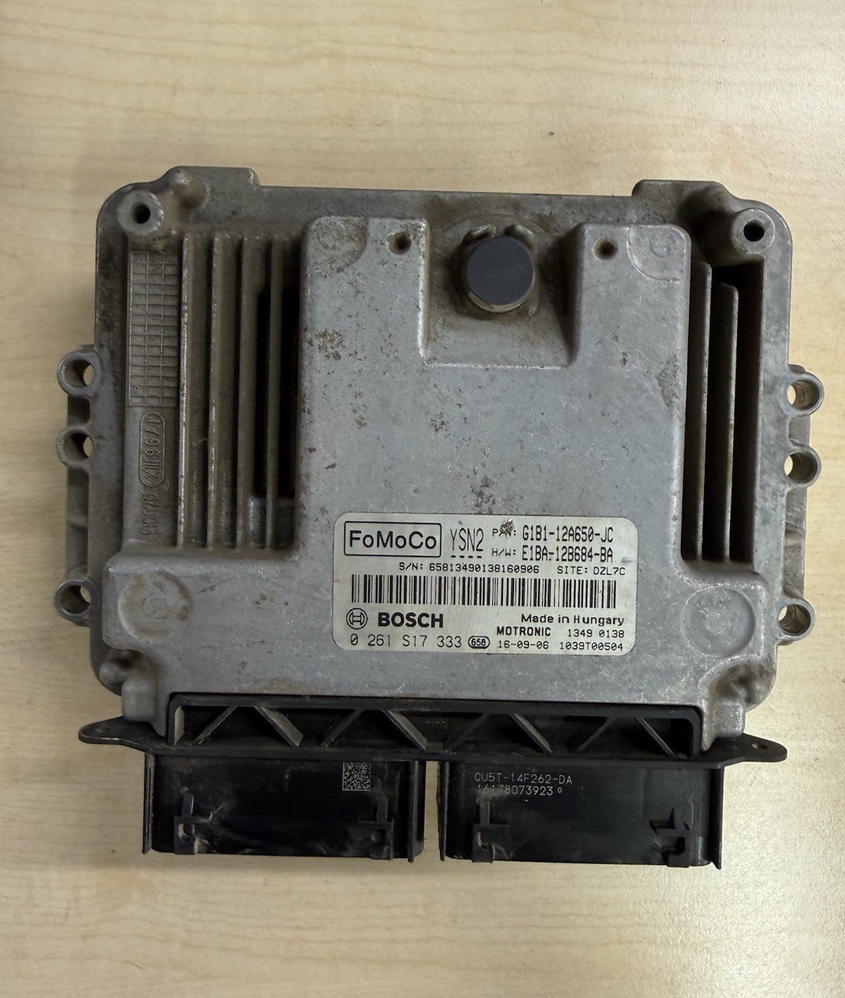 Plug&Play INK PROGRAMMIERUNG Ford ECU 0261S17333 G1B112A650JC E1BA12B684BA